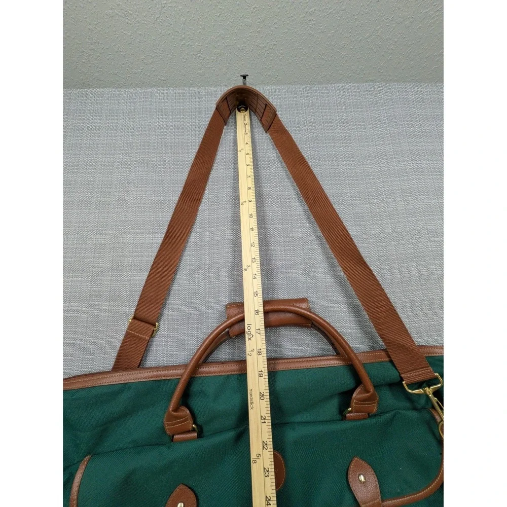 Ralph Lauren 28in Canvas Duffle Bag Soft Case Travel Carry On Green Men Luggage